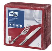 Tork paper towel 39x39 2 burgundy folds package 1800