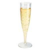 Disposable champagne flutes crystal has injected 13.5 cl 100 package