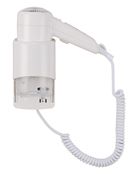 Hotel hair dryer with razor socket 1200 W