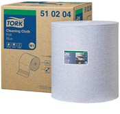 Nonwoven blue Tork Premium 510 1000 coil cloth rags