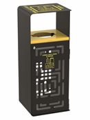 Artri calibrated 110L recycling bin for packaging