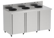 Trinox 3x110L Restaurant Recycling Bin