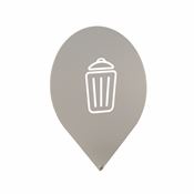 Trinox grey bin sign for other waste