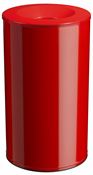 110L red fireproof bin Rossignol