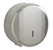 Toilet paper dispenser Rossignol brushed stainless steel mini jumbo