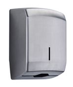 Hand towel dispenser Clara Rossignol brushed stainless steel