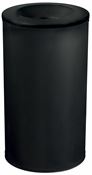 110L black fireproof trash can Rossignol