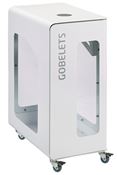 Vigipirate-era 90L wheeled recycling bin for white Cubatri cups