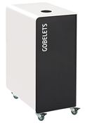 90L wheeled recycling bin for cube cups