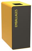 90L recycling bin for packaging (cubatri)