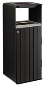 Artri Alu 110L recycling bin for other waste with ashtray