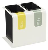 Office selective sorting bin 2x15L Rossignol tribu