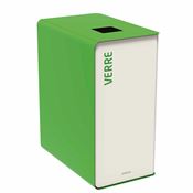 90L glass recycling bin, white Cubatri