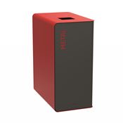 90L metal recycling bin cubatri