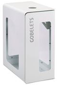 90L Vigipirate-compliant recycling bin with white Cubatri cups