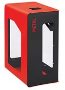 90L metal recycling bin (Vigipirate security alert) - Cubatri