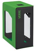 90L glass recycling bin (Vigipirate security alert)