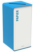 Selective waste bin 40L white paper