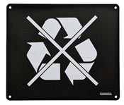 Wall plate not recyclable product