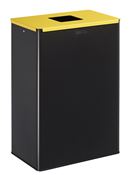 Calitri 60L yellow recycling bin
