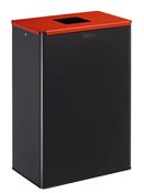 Calitri 60L red recycling bin