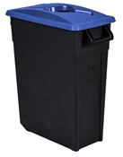 Selective waste bin 65L blue