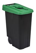 Recycling bin 85L green