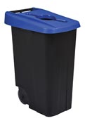 Recycling bin 85L blue