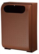 Outdoor wall-bin Rossignol 30 L effect corten