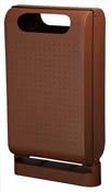 Outdoor bin Rossignol 60 L urbanet corten effect