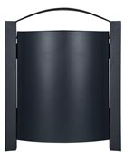 Outdoor Wall Waste Bin 40 L Rossignol anthracite matt