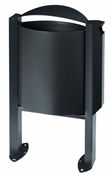 Dust-bin ashtray exterior 40 L Rossignol anthracite matt