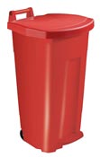 Kitchen bin Rossignol 90 liter HACCP red