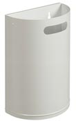 Rossignol detachable white wall-mounted waste bin 20 l