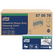 Tork W4 ultra resistant non-woven cloth 570 blue 42x35 cm