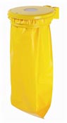 Support trash bag with yellow wall Rossignol traps