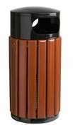 Exterior wooden trash 40 liters Rossignol