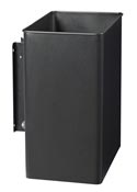 Rossignol rectangular removable swivel waste bin 27 L manganese