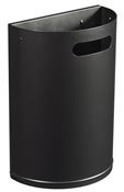 Rossignol 20L black removable wall-mounted trash can