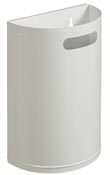 Rossignol 20L white removable waste bin