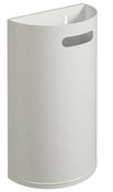 Rossignol drop-in waste bin 40L white