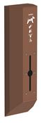 Rossignol corten wall-mounted dog hygiene dispenser