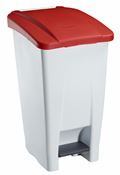 Kitchen bin Rossignol 60 liter red lid HACCP