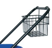 Product holder basket for cleaning trolley