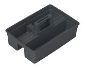 Double compartment product carrier basket