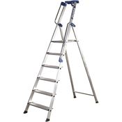 xstep professional aluminum stepladder 6 steps