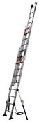3-section rope-operated sliding ladder, 17.25 m, with stabilizers