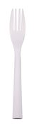 White reusable plastic fork