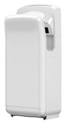 White vertical air pulse hand dryer