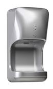 Gray horizontal electric pulsed air hand dryer